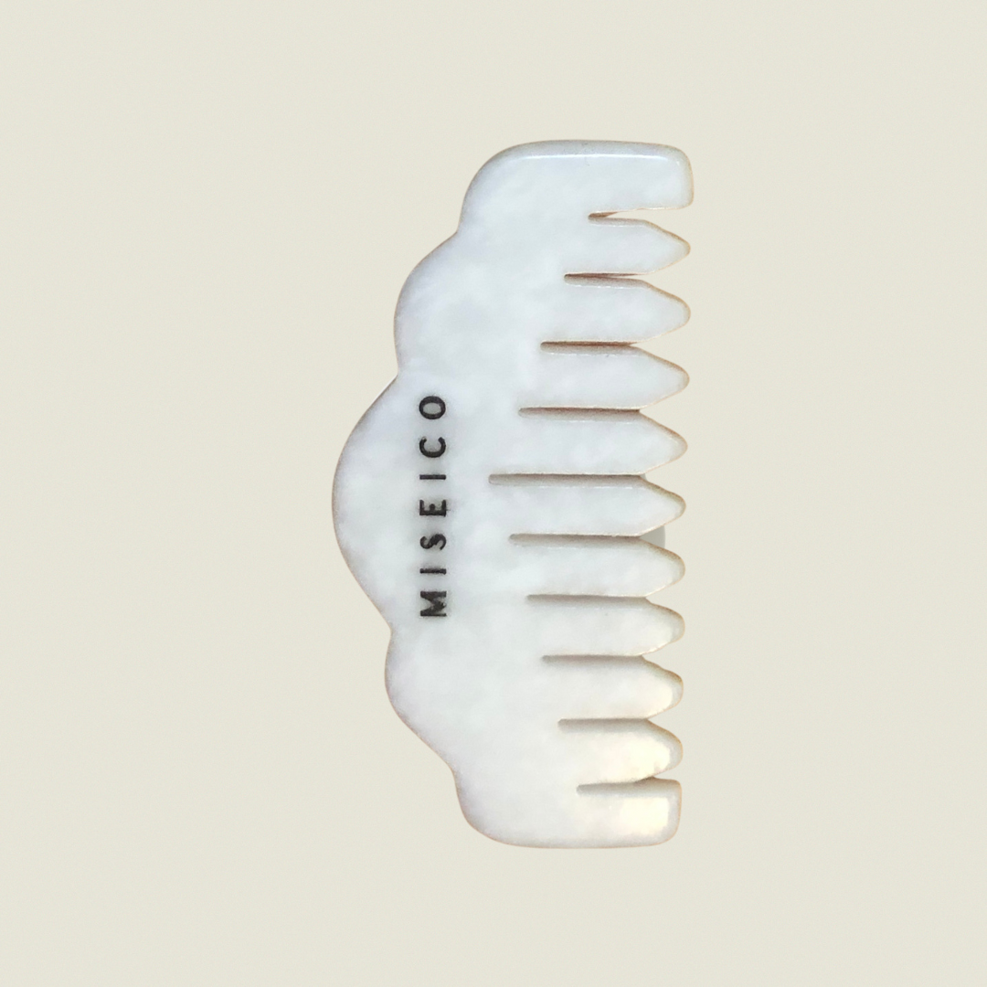 White Jade Acupuncture Massage Comb